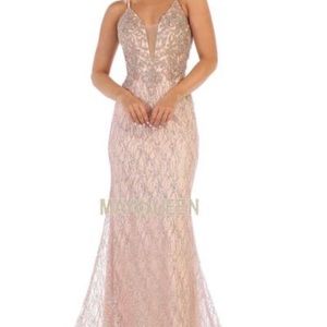 Beautiful Rose Gold special occasion dress size 6